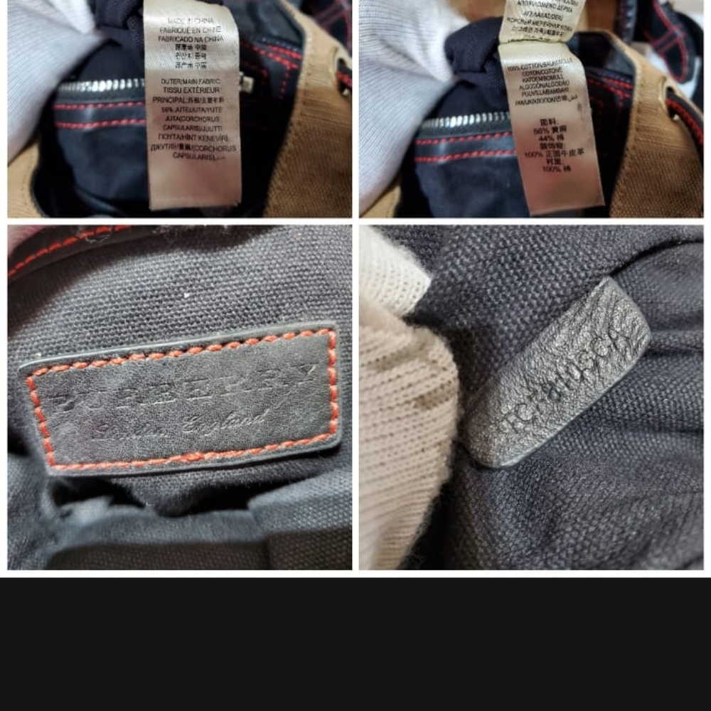 BURBERRY Check Medium Rucksack Backpack - Picture 13 of 14